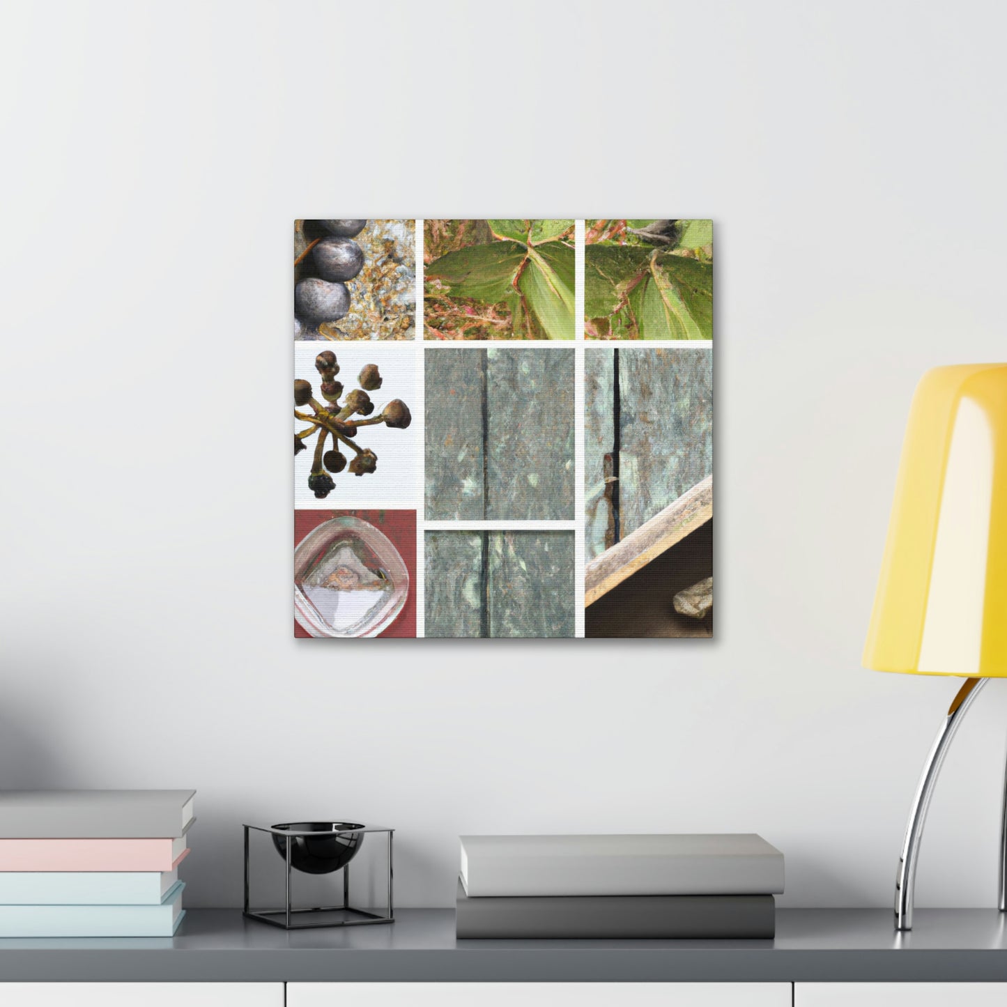 "Nature's Treasures: Celebrating the Beauty of Everyday Objects" - Canvas