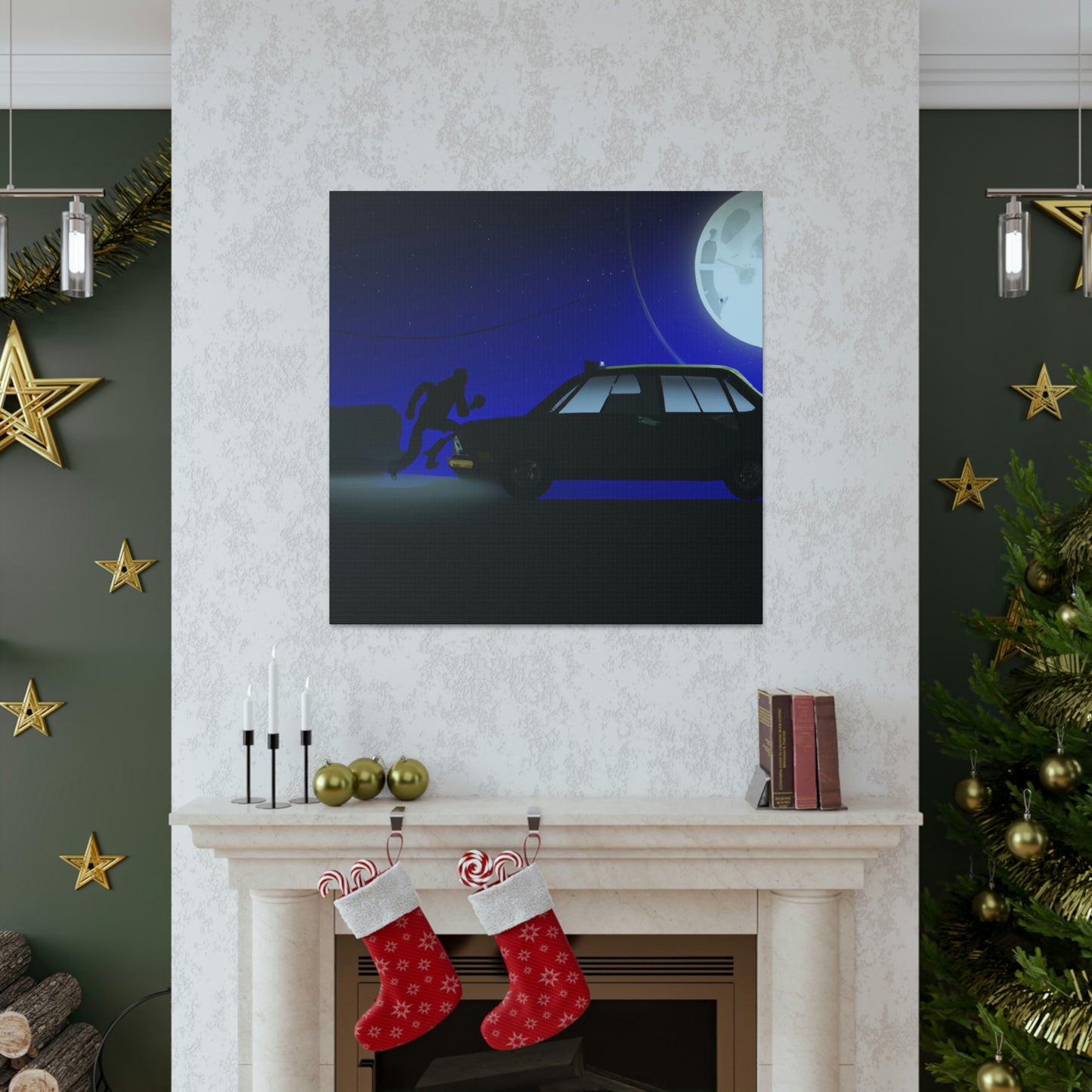 "Die Kunst des Moonlight Joyriding" - The Alien Canva