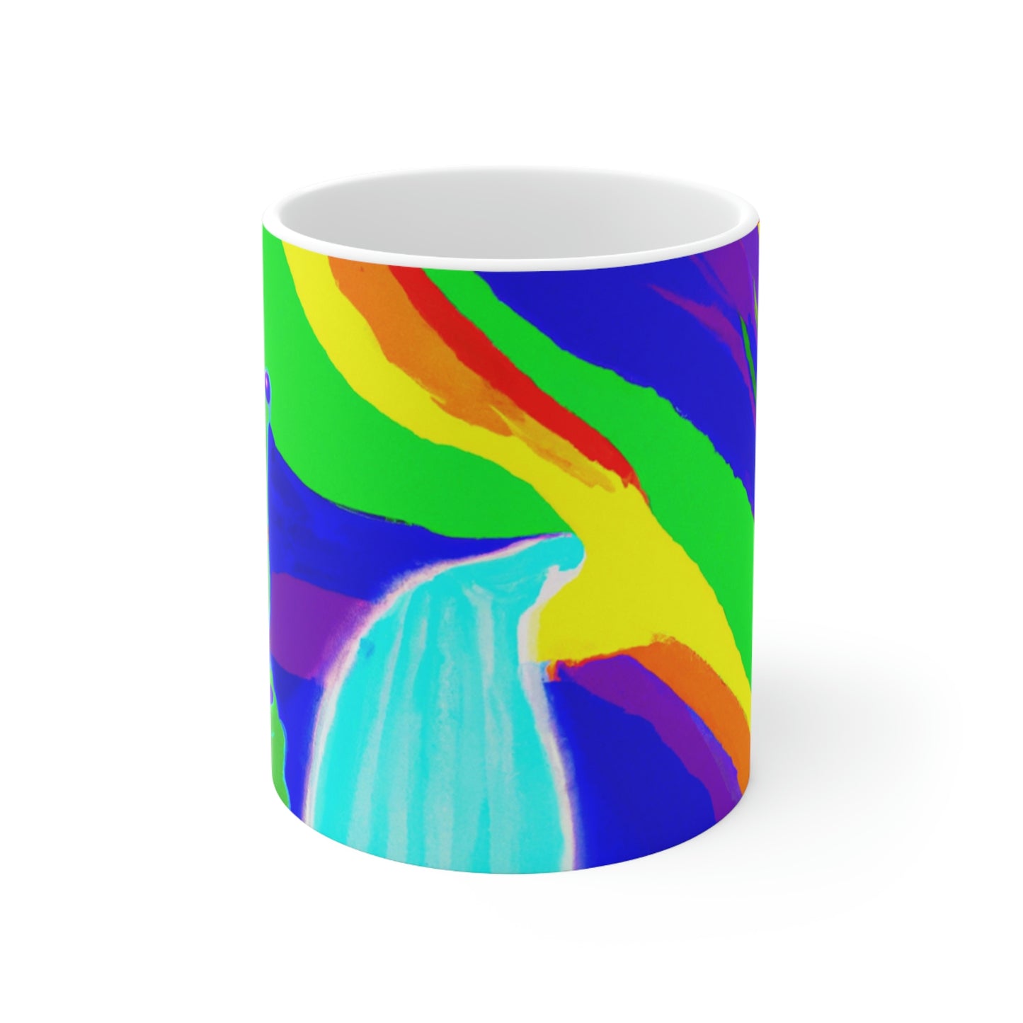 "Dancing Amongst the Splendor" - The Alien Ceramic Mug 11 oz