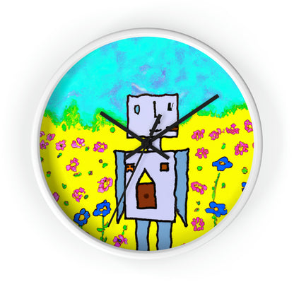 "A Small Miracle in a Sea of Flowers" - The Alien Wall Clock