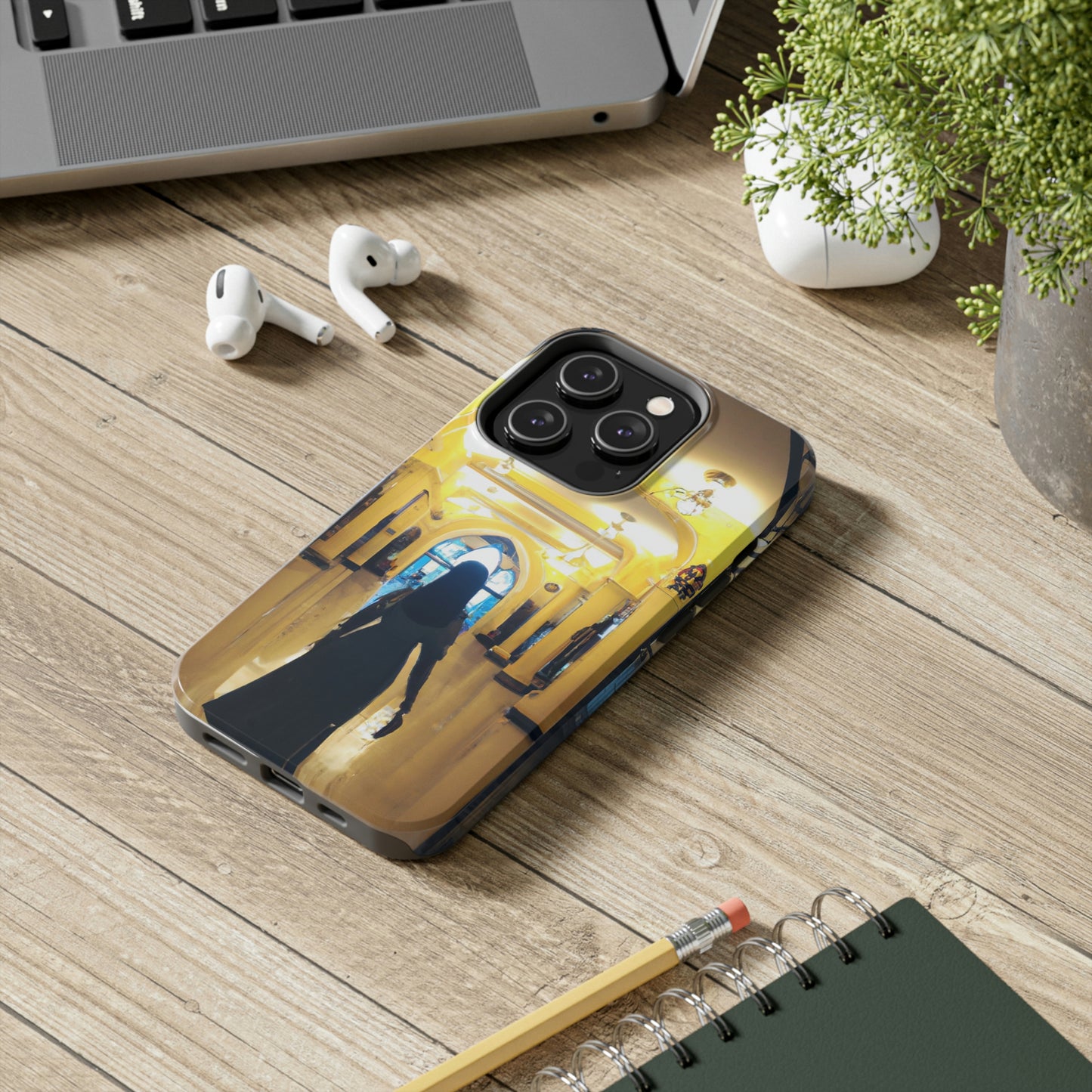 "Flucht aus dem verzauberten Palast" - Die Alien Tough Phone Cases