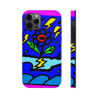 "A Bold Bloom Amidst the Storm" - The Alien Tough Phone Cases