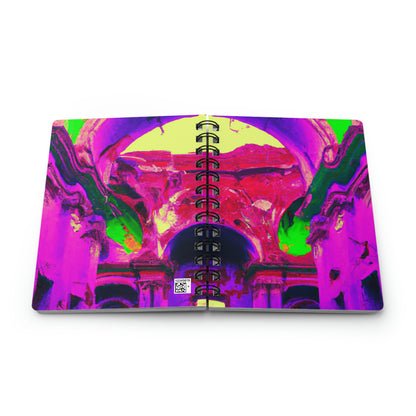 Mystical Madness: Crazy Colors in the Forgotten Cathedral - The Alien Spiral Bound Journal