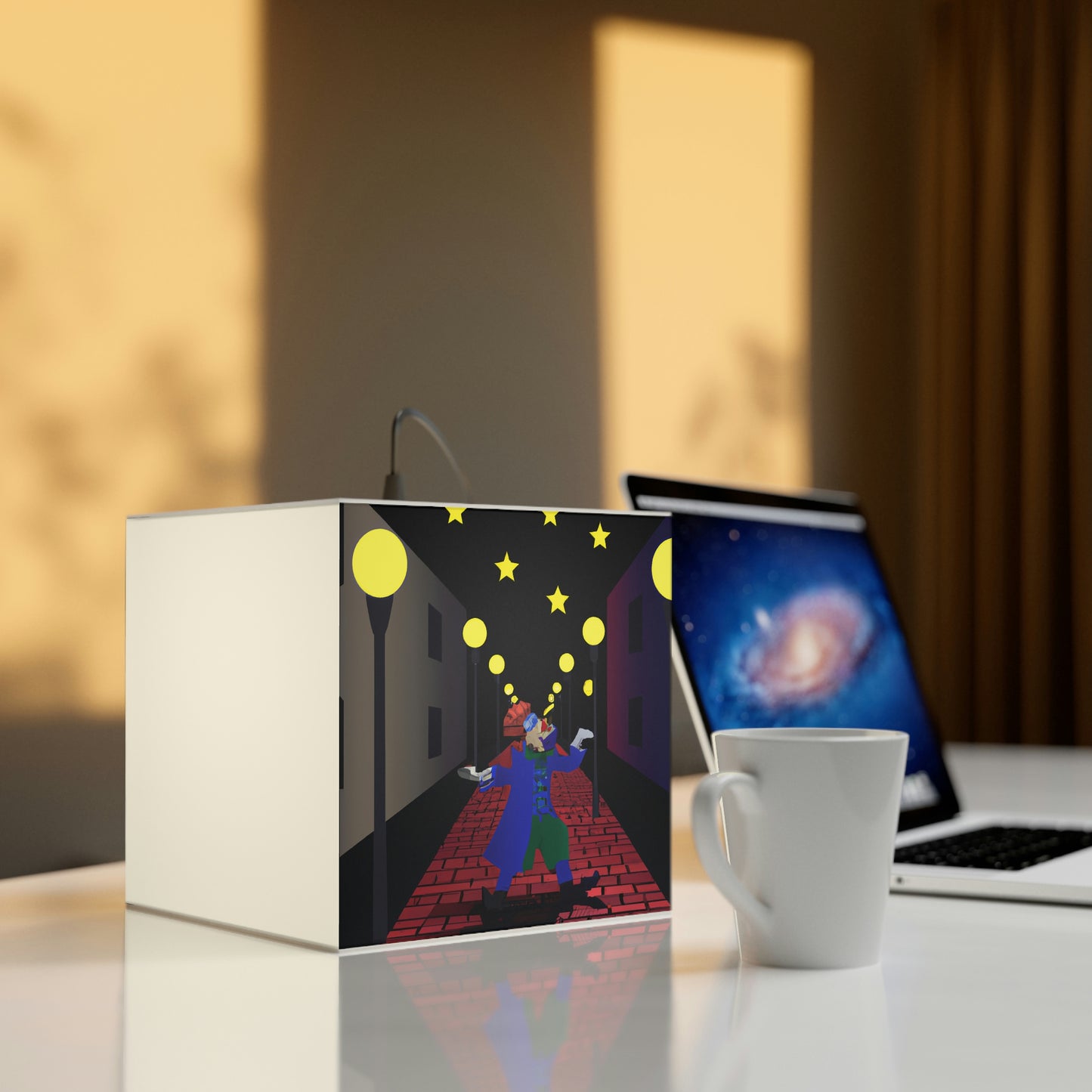 "Alley Star Juggler" - La lámpara Alien Light Cube