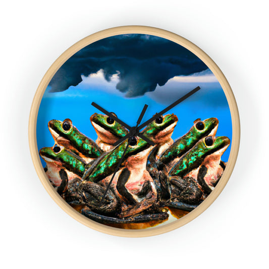 "A Frog Chorus in the Thunderstorm" - The Alien Wall Clock