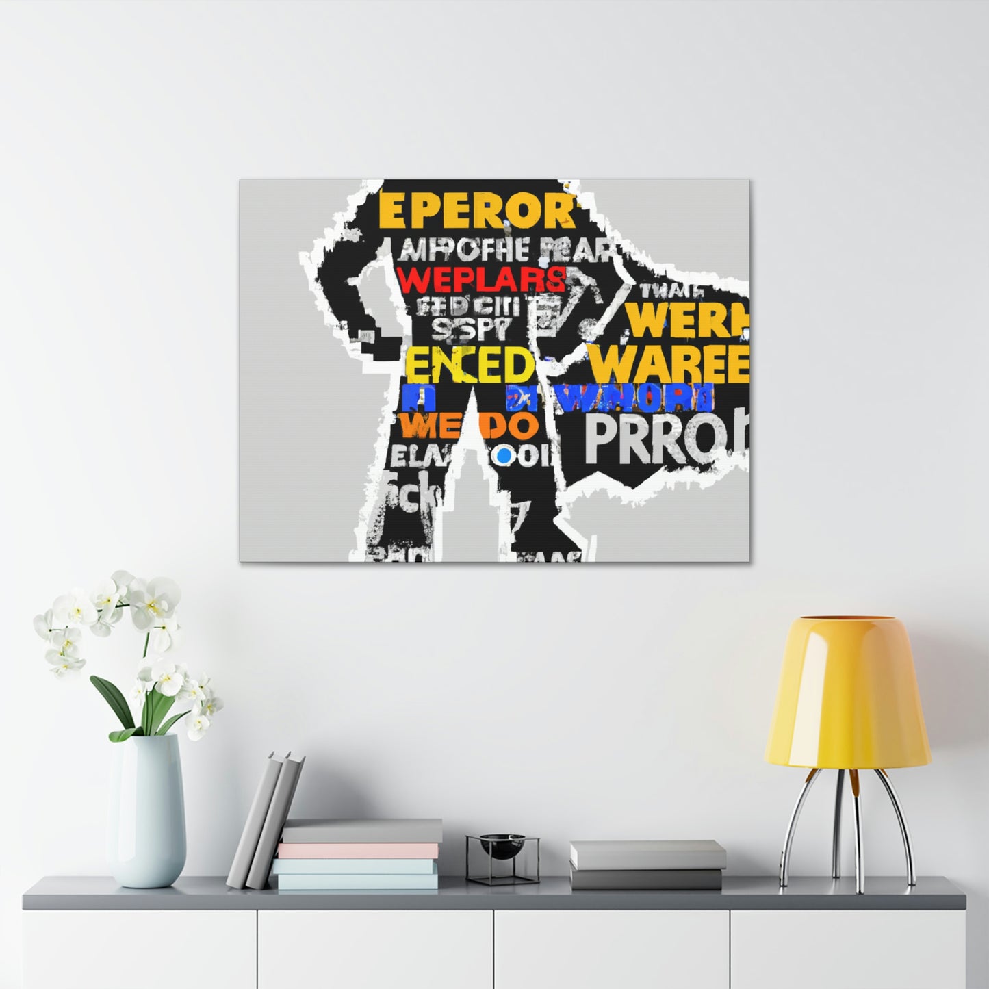 Superhéroe Word Pop Art - The Alien Canva