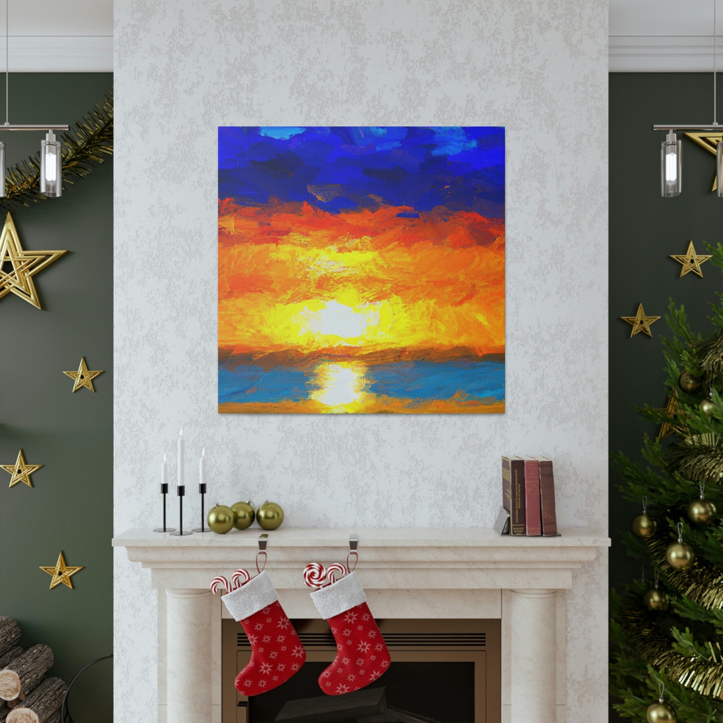 Sunrise Seascape Artist - Peter Ocean - Canvas