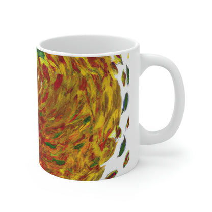 "Autumnal Whirl" - The Alien Ceramic Mug 11 oz