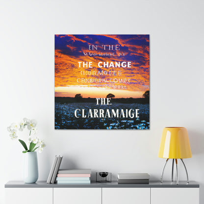 "The Rising Sun of Change" - Canvas