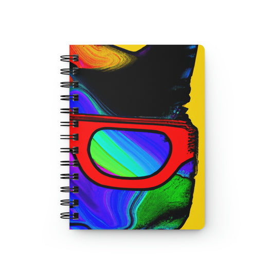 "Cool Cat in Sunglasses" - The Alien Spiral Bound Journal