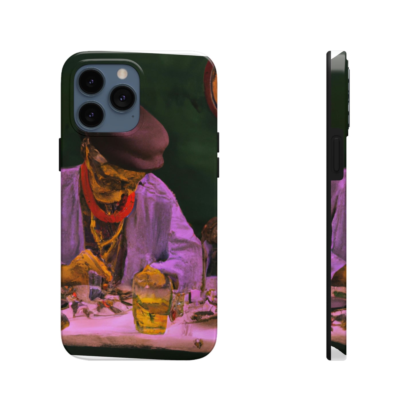 "Ein Meister des Ausbesserns: Ein älterer Uhrmacher, der eine antike Uhr restauriert" - The Alien Tough Phone Cases