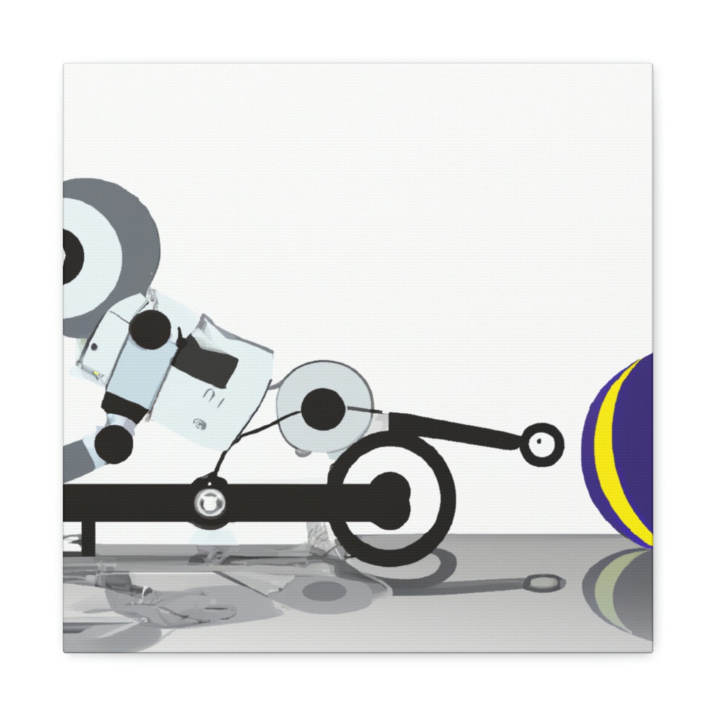 Roboter-Rebounder - Die Alien-Canva