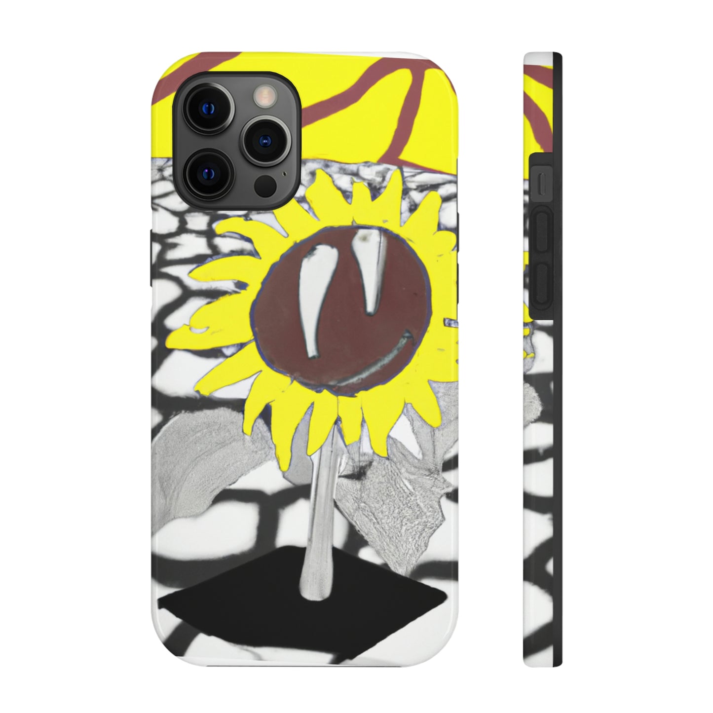 „Eine Sonnenblume, die auf einem ausgedörrten Feld verwelkt“ – The Alien Tough Phone Cases