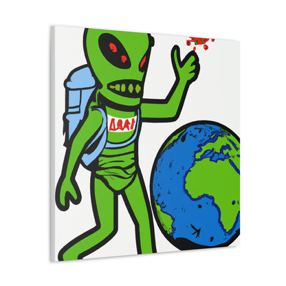 "Armageddon: Alien Exterminators vs Earth's Doom" - The Alien Canva