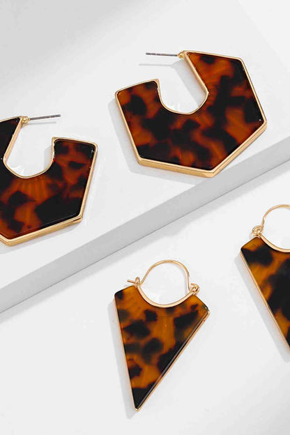 Alloy Geometric Earrings