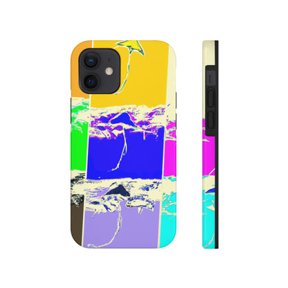 "Kites Aflatter in the Vibrant Sky" - Die Alien Tough Phone Cases