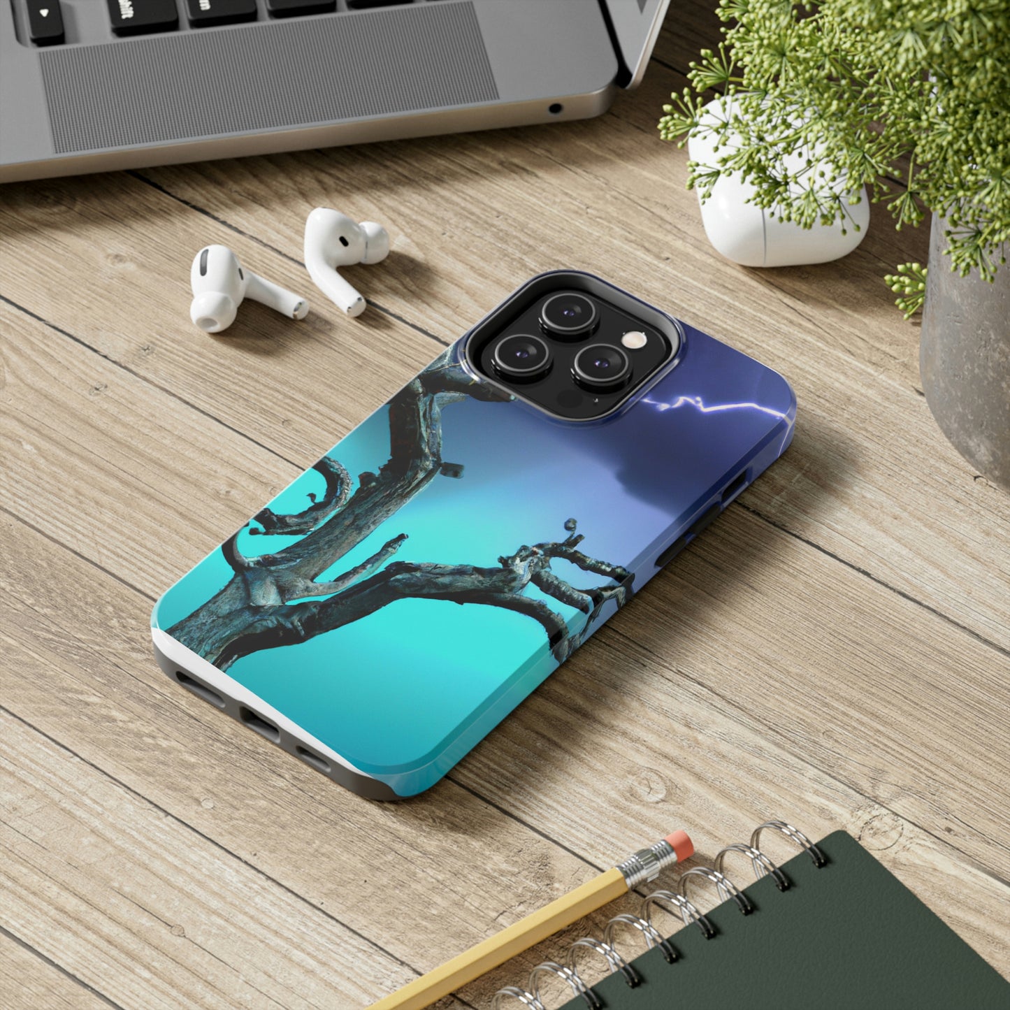 "Alleine gegen den Sturm" - Die Alien Tough Phone Cases