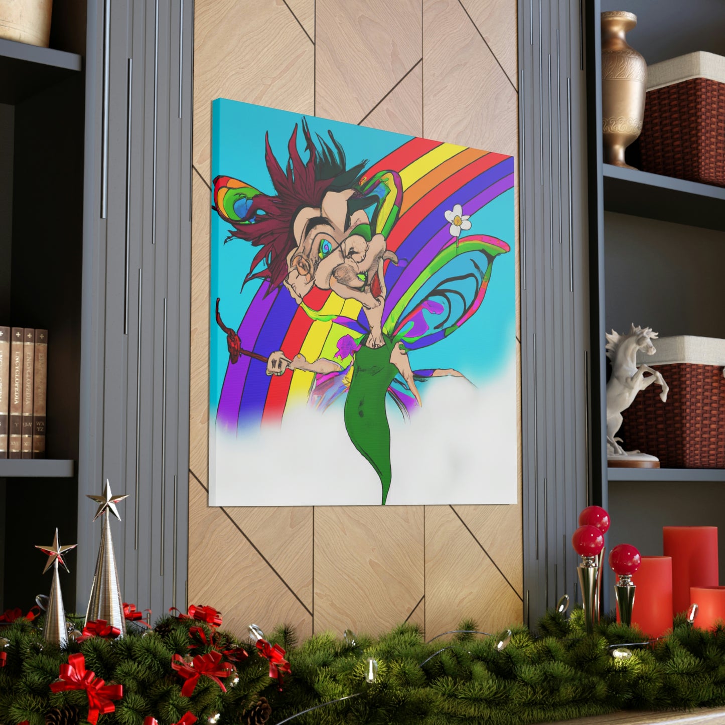 Rainbow Mischief Fairy - The Alien Canva