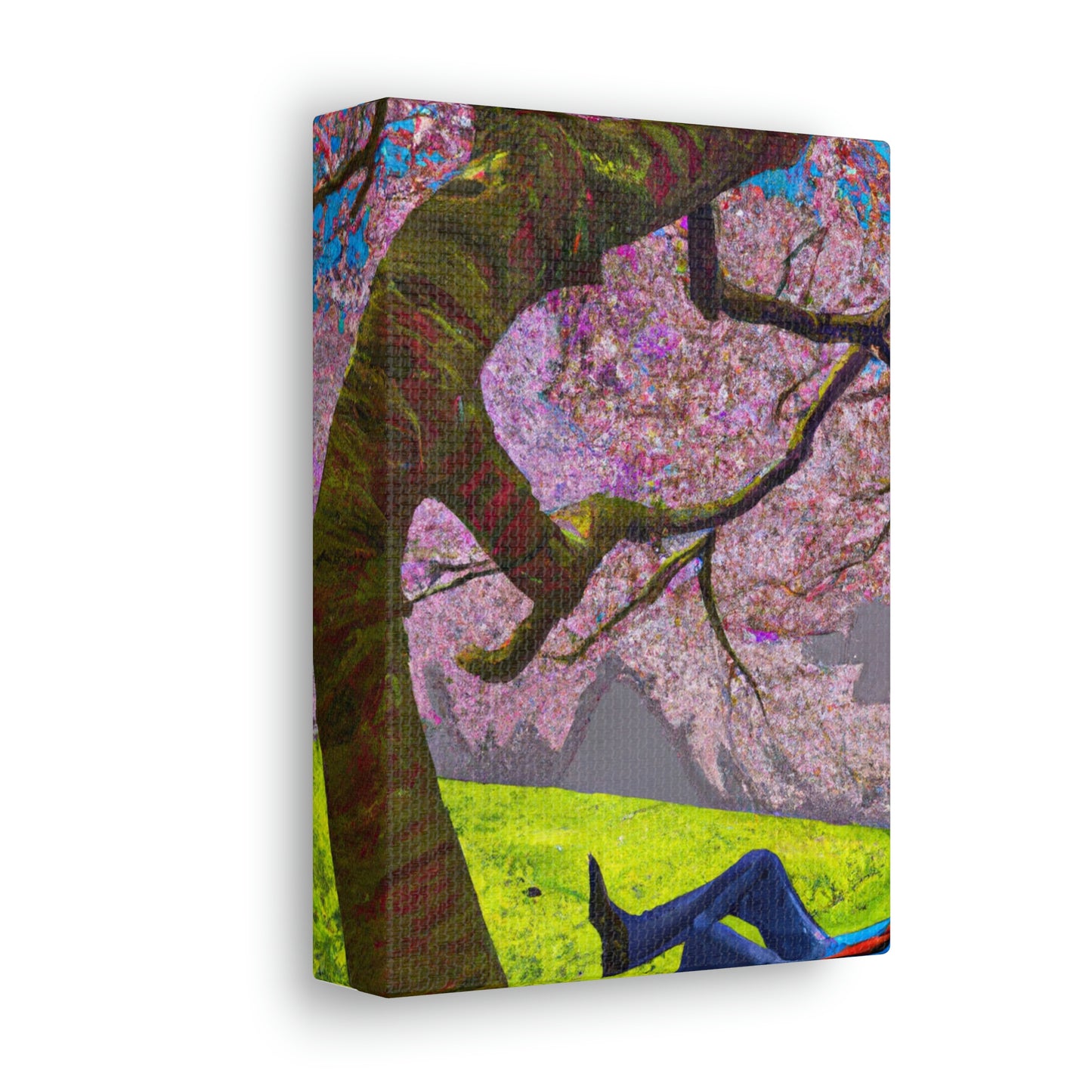 "A Moment of Calm Beneath the Cherry Blossoms" - The Alien Canva