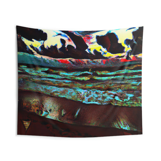 "Dusk at Sea: A Tempestuous Gathering" - The Alien Wall Tapestries