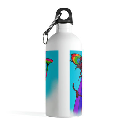 Rainbow Mischief Fairy - The Alien Stainless Steel Water Bottle