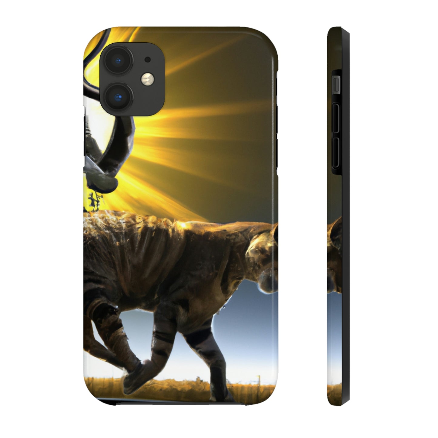 "A Purrfect Sunbeam Moment" - The Alien Tough Phone Cases