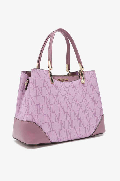 Nicole Lee USA Bolso satchel con monograma Tatianna