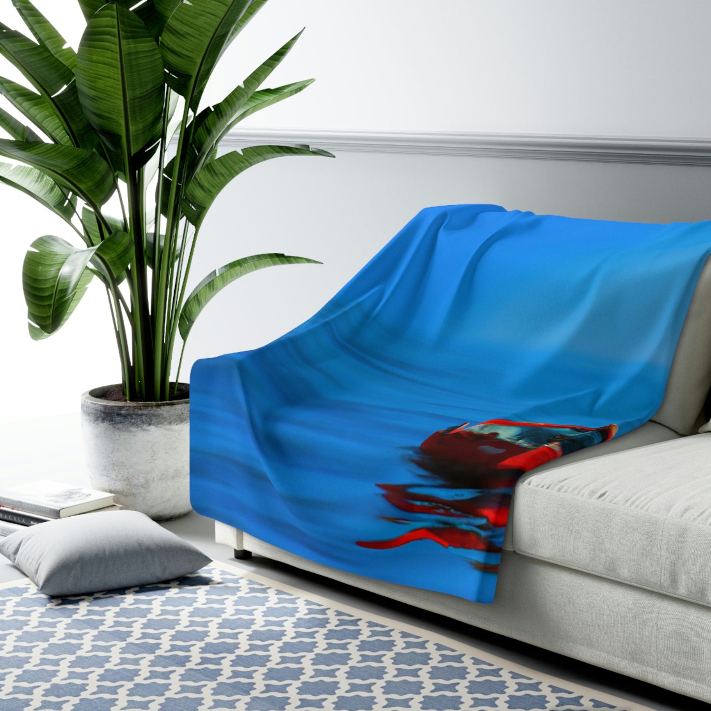 "A Voyage of Isolation" - The Alien Sherpa Fleece Blanket