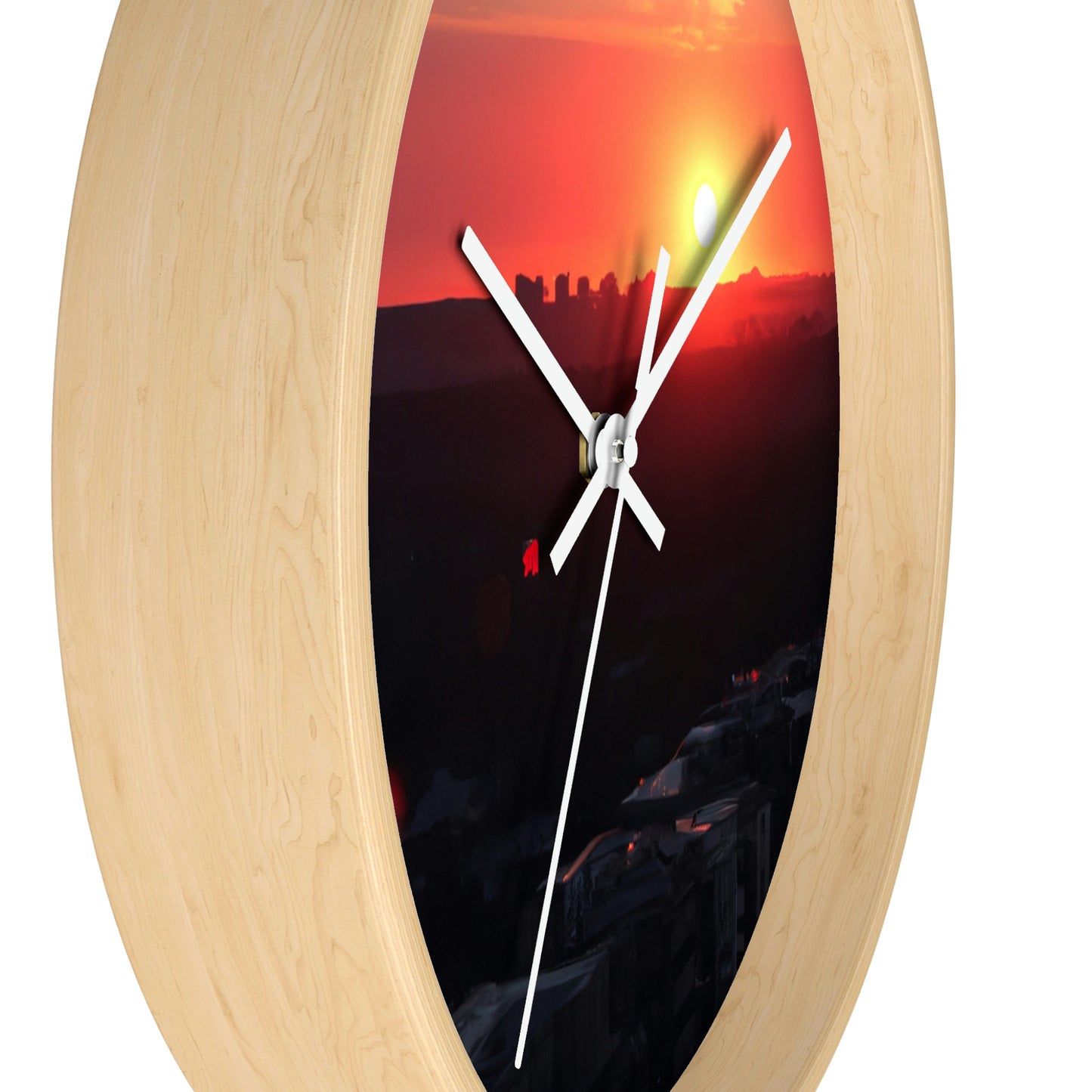 "The Last Light of a Forgotten City" - The Alien Wall Clock