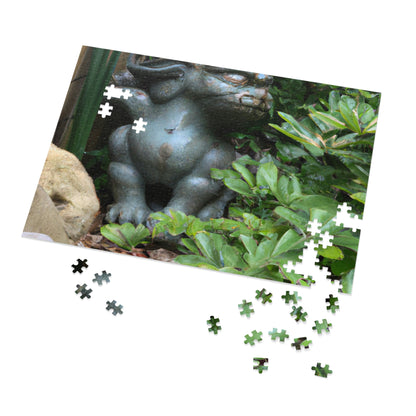 "Guardian of the Secret Garden" - The Alien Jigsaw Puzzle