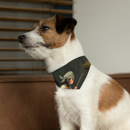 "The Witch's Hunt for Lost Riches in a Stone Fortress" - The Alien Pet Bandana Collar