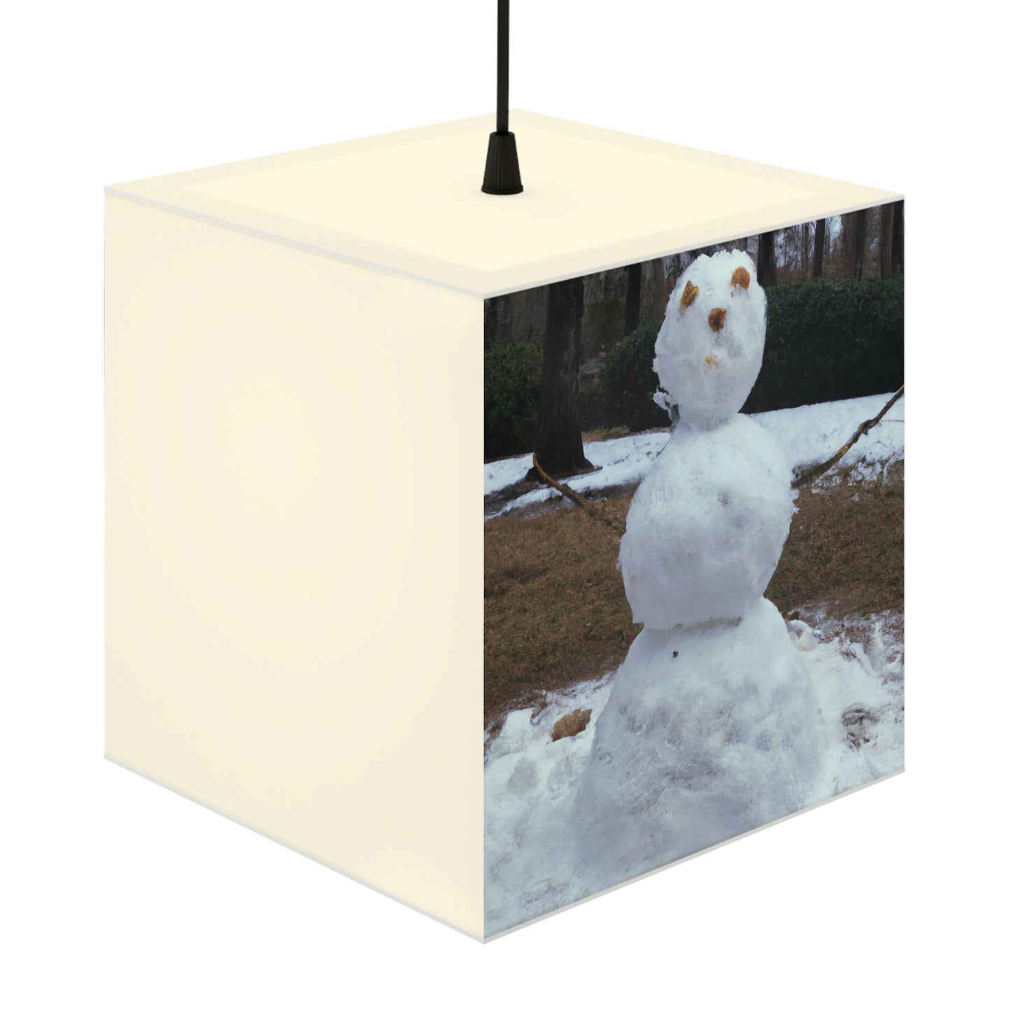 "The Frosty Snowcone Snowman" - The Alien Light Cube Lamp