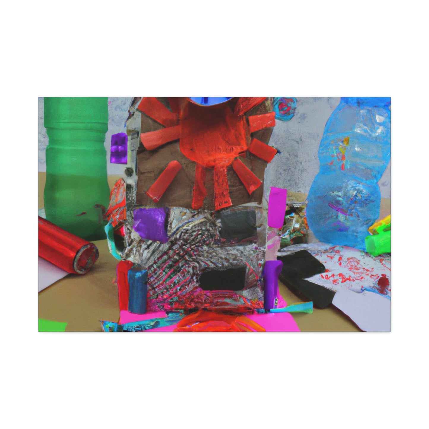 "Making Art from Waste: A 3D Upcycle" - The Alien Canva