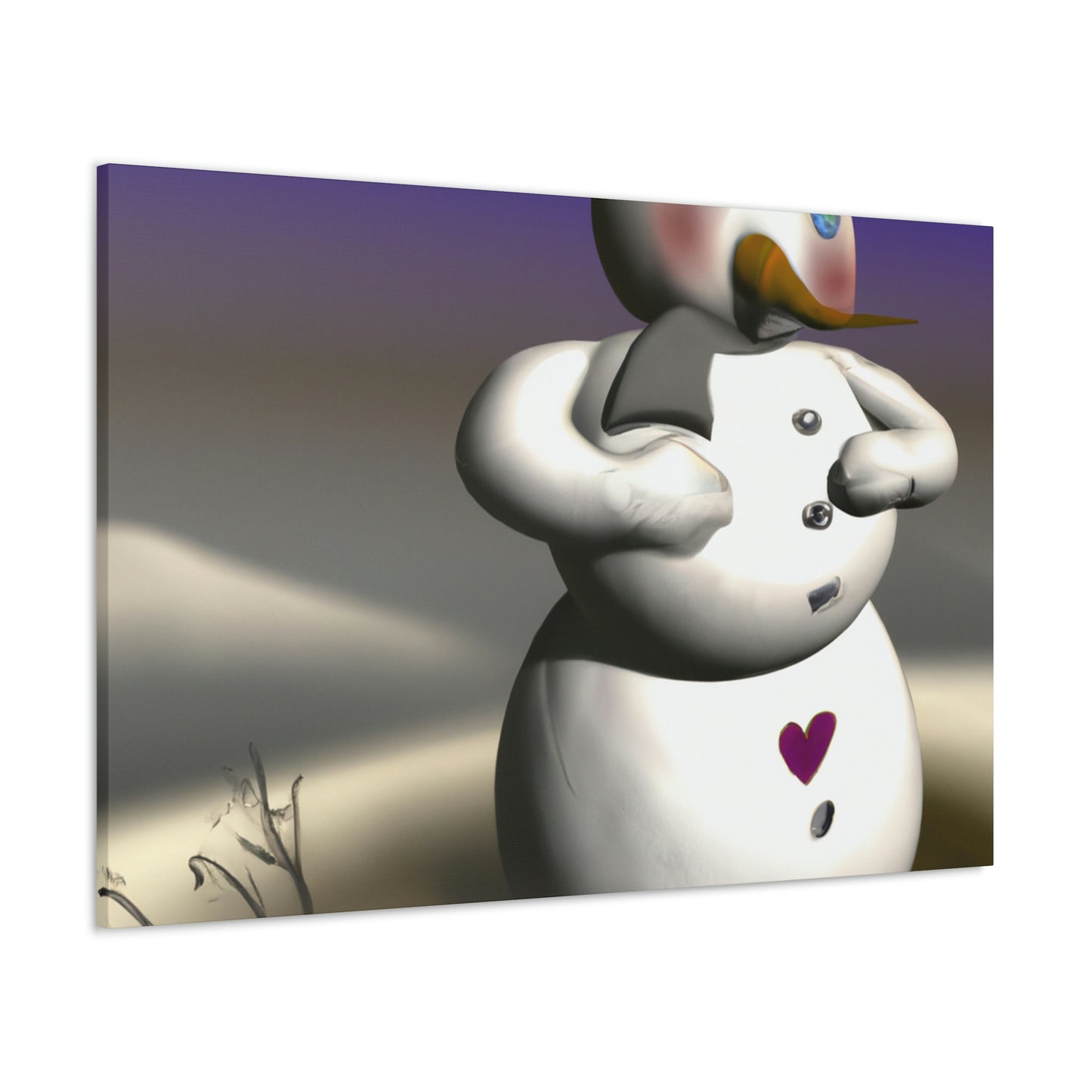 "Chilly But Hopeful: The Snowman's Quest For A Hug" - The Alien Canva