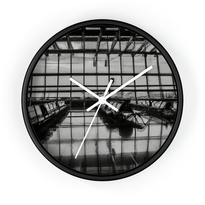 "The Ghosts at the Airport: Declining Passenger Flight." - The Alien Wall Clock