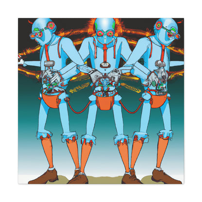 The Revenge of the Robot Twins - The Alien Canva