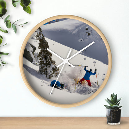 "Avalanche Avalanche: A Spontaneous Ski Trip Gone Wrong" - The Alien Wall Clock