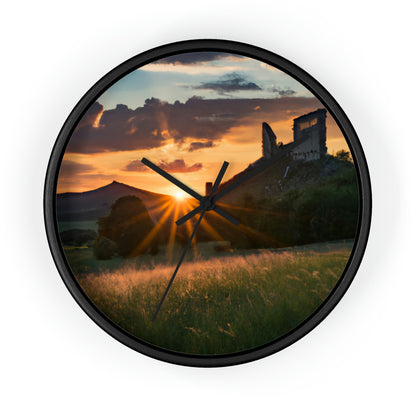 "Enchanted Evening at an Abandoned Castle" - The Alien Wall Clock