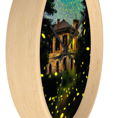 "A Shining Embrace of Fireflies" - The Alien Wall Clock