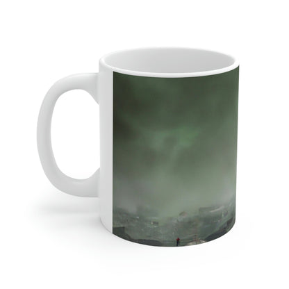 "Conundrum in the Ruins" - Taza de cerámica The Alien 11 oz