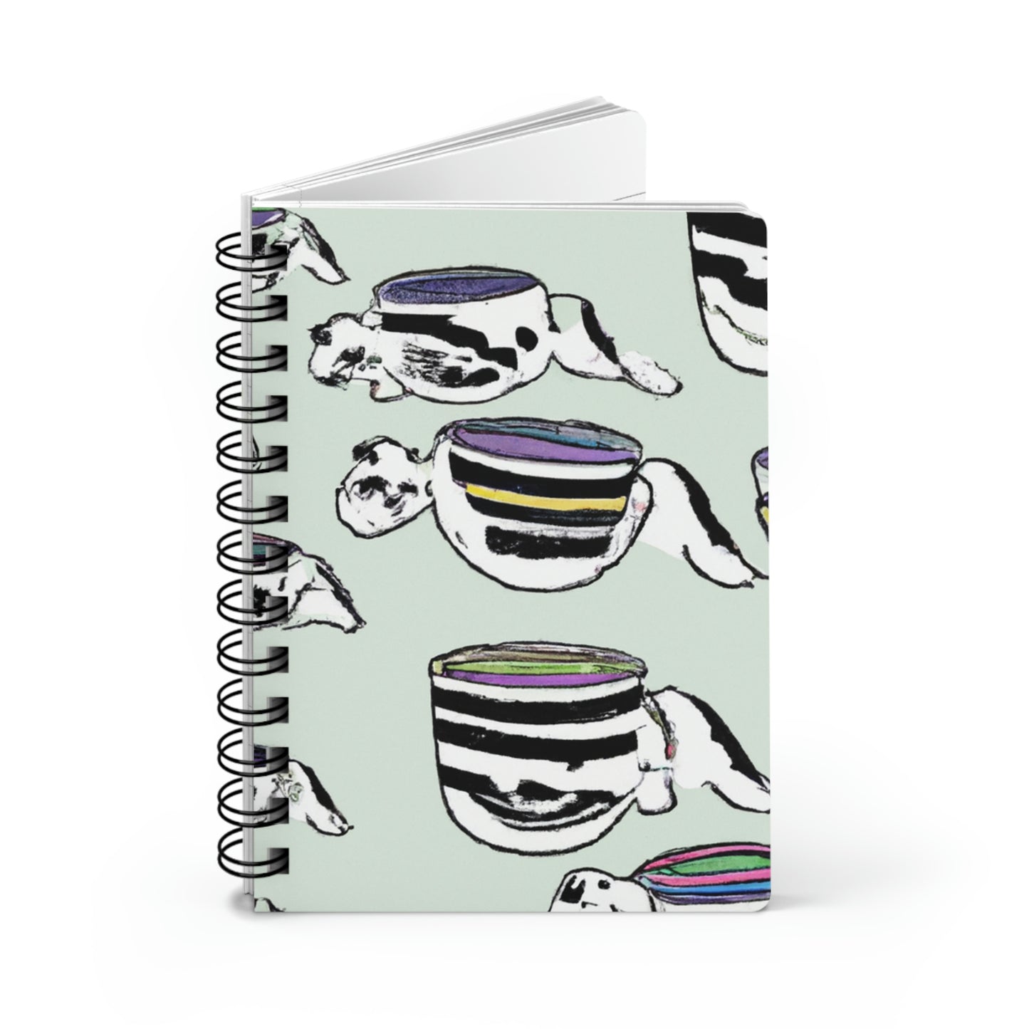 "A Purr-fectly Precious Tea Party Parade" - The Alien Spiral Bound Journal