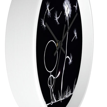 "A Dandelion Flicker in the Midnight Breeze" - The Alien Wall Clock