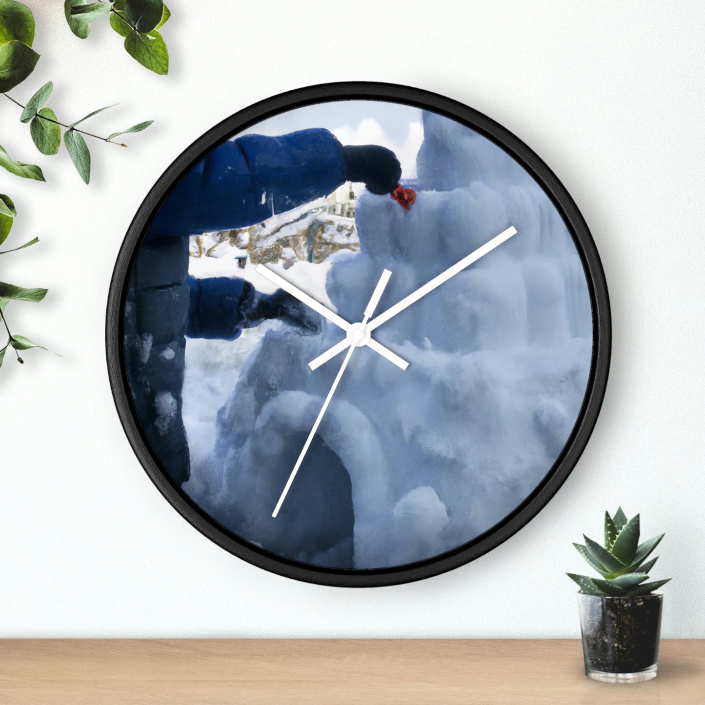 Magical Winter Wonderland - The Alien Wall Clock