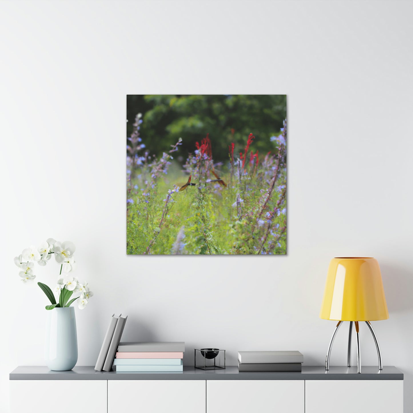 "The Dragonfly Ball in the Wildflower Meadow" - The Alien Canva