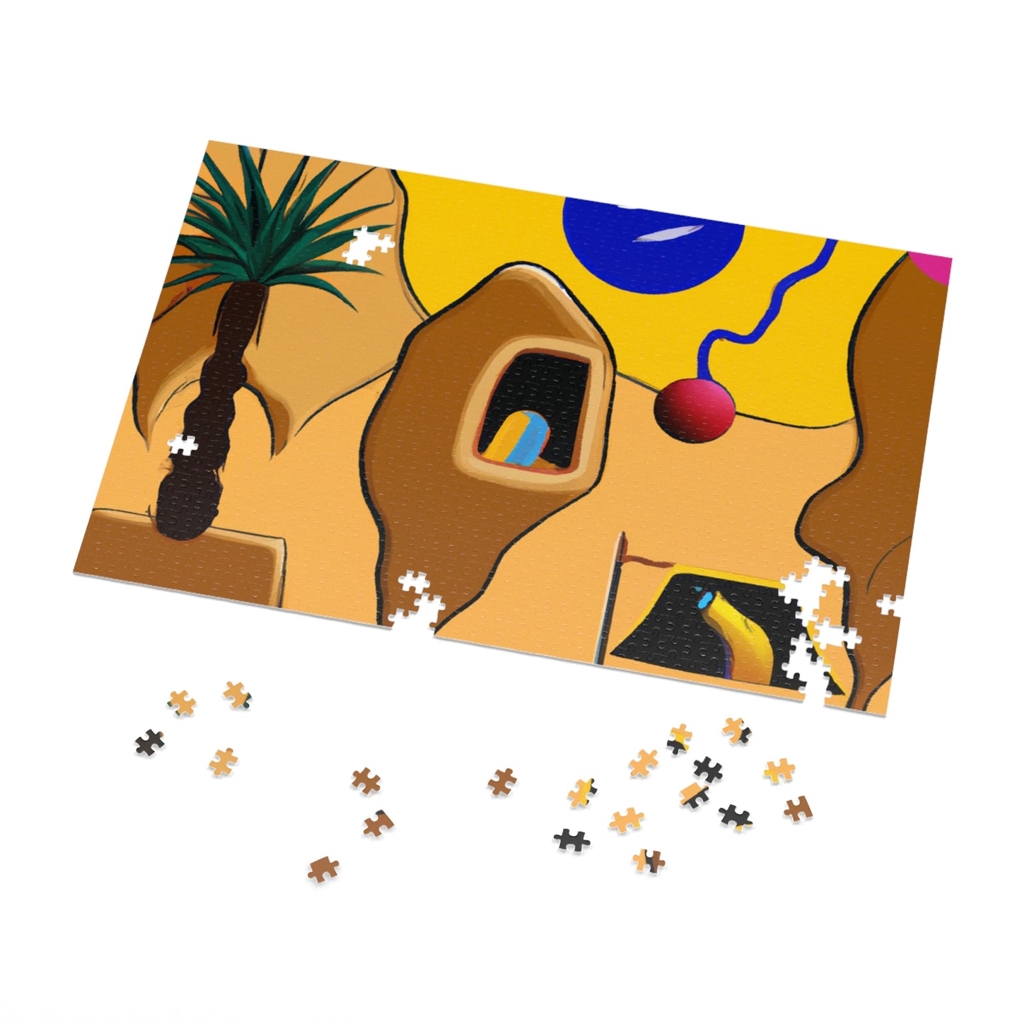 "Desert Mirage: The Forgotten Oasis" - The Alien Jigsaw Puzzle