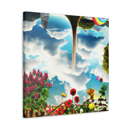 Rainbow Sky Garden - The Alien Canva