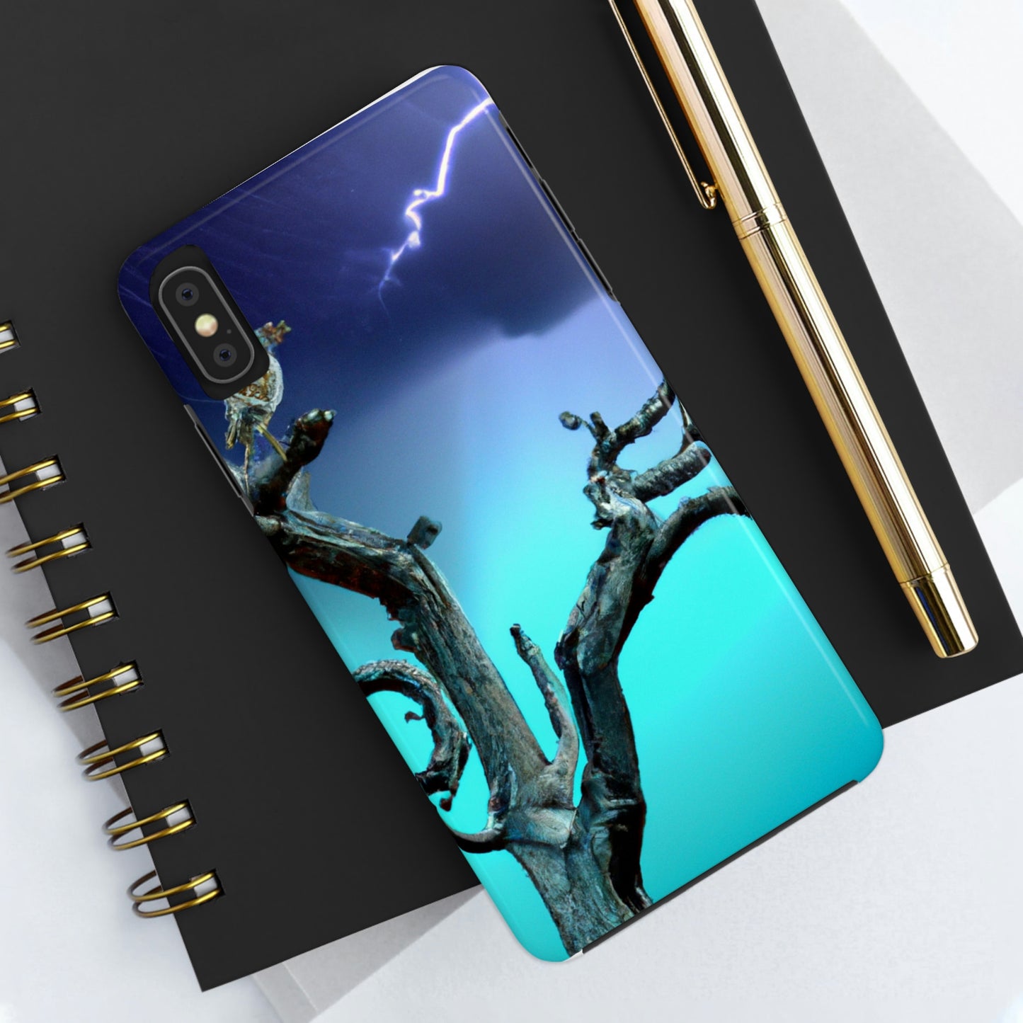 "Alone Against the Storm" - The Alien Tough Phone Cases