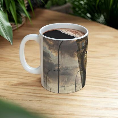 "Lonely Chimes in the Darkened City" - Taza de cerámica The Alien 11 oz