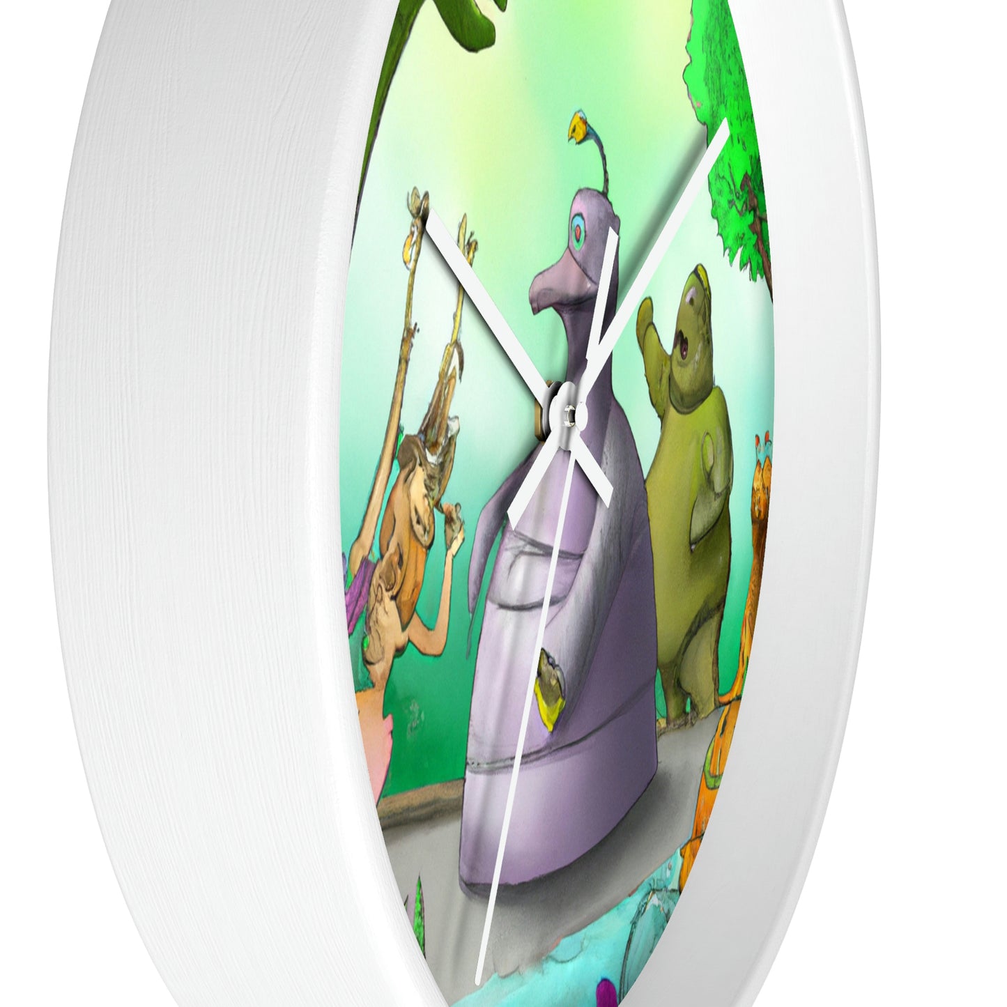 "Intergalactic Zoo Adventures" - The Alien Wall Clock