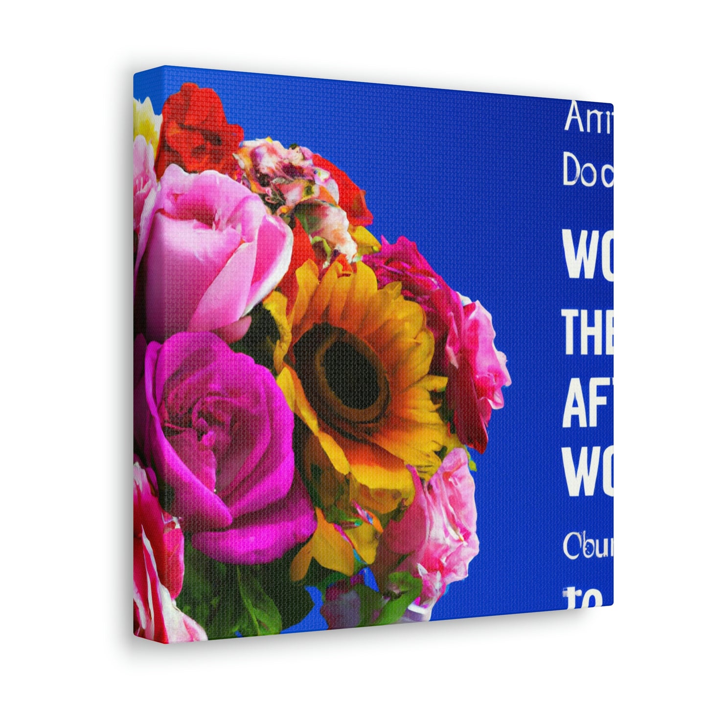 The Flower Collector by Global Artists - Canvas